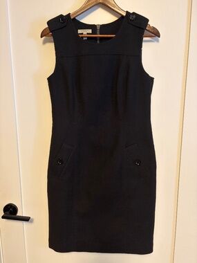 Burberry London Wool Blend Sheath Dress